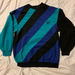 Vintage I.O.U. Colorblock Crewneck Sweatshirt